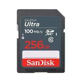 Sandisk 256Gb 100Mb/S Ultra Sdxc C10 Full Hd Hafiza Karti Sdsdunr-256G-Gn3ın