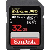 Sandısk 32GB SD Kart 300MB/s Extreme Pro SDSDXDK-032G-GN4IN Hafıza Kartı