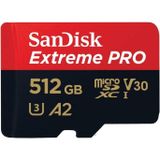 Sandisk 512 GB Extreme Pro Microsdxc Kart + Sd Adaptörü + Rescuepro Deluxe, 200 Mb/sn'ye Kadar, A2 U