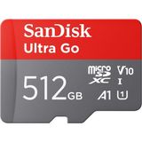 Sandisk 512 GB Ultra Go Micro Sdxc Hafıza Kartı + Sd Adaptörü (Android Akıllı Telefonlar ve Tabletler Için, 150 Mb/s'ye Kadar Okuma Hızı) A1, Full Hd Video, Uhs-I, Class 10, U1, Amazon Için
