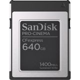 Sandisk 640GB Pro-Cinema Cfexpress Tip B Hafıza Kartı