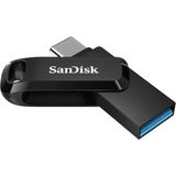 SanDisk 64GB Ultra Dual Drive Go USB Type-C Flash Drive Dayanıklı Tasarım ile Uyumlu Apple - Siyah - 0