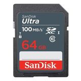Sandısk 64Gb Ultra Sdsdunr-064G-Gn3ın Sdhc Hafıza Kartı