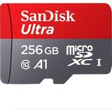 Sandisk A1 Izleme Kaydedici Sd Kart Yüksek Hızlı Cep Telefonu Tf Kart Hafıza Kartı, Kapasite: 256GB-100M / S - NO