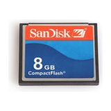Sandisk Compact Flash Hafıza Kartı 8 GB UHS-I Hız Sınıfı 1 CE Uygunluk Sertifikalı