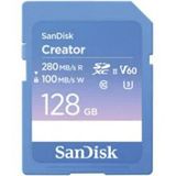 Sandisk Creator 128GB SDSDXEP-128G-GNCIS 280MB/S Uhs-Iı Sdxc 6k-4k UHD V60 Hafıza Kartı