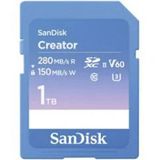Sandisk Creator 1tb SDSDXEP-1T00-GNCIS 280MB/S Uhs-Iı Sdxc 6k-4k UHD V60 Hafıza Kartı