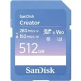 Sandisk Creator 512GB SDSDXEP-512G-GNCIS 280MB/S Uhs-Iı Sdxc 6k-4k UHD V60 Hafıza Kartı