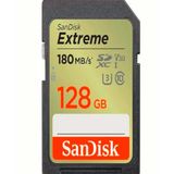 SanDisk Extreme 128GB 180MB/s SD UHS-I 4K UHD Hafıza Kartı