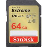 SanDisk Extreme 64GB SDSDXV2-064G-GNCIN 170MB/s SD UHS-I 4K UHD Hafıza Kartı