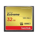 SanDisk Extreme CF 120MB/s, 85MB/s write, UDMA7, 32GB