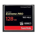Sandisk Extreme Pro 128 GB 4K CF Compact Flash Hafıza Kartı 160mb/s