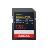 Sandisk Extreme Pro 128GB 300/300MB/S Sdxc V90 Uhs-Iı U3 8k/4k UHD Hafıza Kartı SDSDXDM-128G-GN4IN