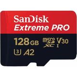 Sandisk Extreme Pro 128GB MicroSDXC Hafıza Kartı 200MB/S U3 A2 Sertifikalı Yüksek Performans