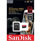 Sandisk Extreme Pro 128GB UHS-I MicroSDXC Hafıza Kartı 200MB/S Hız ve Dayanıklı Tasarım