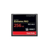Sandisk Extreme Pro 256 GB 4K CF Compact Flash Hafıza Kartı 160mb/s