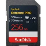 Sandisk Extreme Pro 256GB 300/300MB/S Sdxc V90 Uhs-Iı U3 8k/4k UHD Hafıza Kartı SDSDXDM-256G-GN4IN