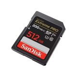 Sandisk Extreme Pro 512GB 200/140MB/S Sdxc V30 Uhs-I U3 Hafıza Kartı