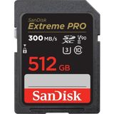 Sandisk Extreme Pro 512GB 300MB/S V90 Uhs-Iı Sdxc Hafıza Kartı