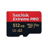 SanDisk Extreme Pro 512GB UHS-I microSDXC Hafıza Kartı 170MB/s A2 C10 V30 (SDSQXCZ-512G-GN6MA) Profesyonel Kullanım İçin