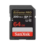 Sandisk Extreme Pro 64GB SD Kart 200 MB/s Okuma Hızı ve 90 MB/s Yazma Hızı ile Yüksek Performans