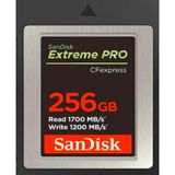 SanDisk Extreme PRO CFexpress 256GB 1700MB/s Type B 4K Hafıza Kartı