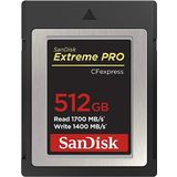 Sandisk Extreme Pro CFexpress 512 GB Sdcfe-512G-Gn4Nn 1700 MB/s Type B XQD 4K Hafıza Kartı