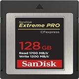 Sandisk Extreme Pro Cfexpress Hafıza Kartı Tip B 128 GB (1.700 Mb/s Okuma, 1.200 Mb/s Yazma, Rescuepro Deluxe, Sorunsuz Raw Videolar, 4k, Xqd Uyumluluğu) - Beyaz