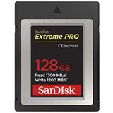 SanDisk Extreme Pro CFexpress hafıza kartı Tip B 128 GB (1.700 MB/s okuma, 1.200 MB/s yazma, RescuePRO Deluxe, sorunsuz RAW videolar, 4K, XQD uyumluluğu)