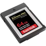 Sandisk Extreme Pro Cfexpress Hafıza Kartı Tip B 64 Gb (1.500 Mb/S Okuma, 800 Mb/S Yazma, Rescuepro Deluxe, Pürüzsüz Raw Videolar, 4K, Xqd Uyumluluğu)