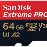 Sandisk Extreme Pro microSD UHS I Kart 64 GB 200 MB/s Okuma, 90 Yazma MicroSD (Akıllı Telefonlar, Aksiyon Kameraları ve Drone'larda 4K Video için)