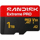 Sandısk Extreme Pro Microsdxc 1Tb, Uhs-I Kart + Sd Adaptörü (250 Mb/S'ye Kadar Okuma, 170 Mb/S'ye Kadar Yazma, 5K, 3K, 4K Uhd, C10, V30, U3, A2)