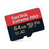 Sandisk Extreme Pro Microsdxc Uhs-I Hafıza Kartı 64 GB + Adaptör ve Rescue Pro Deluxe (Akıllı T
