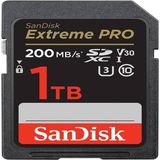 Sandisk Extreme Pro Sd Uhs I 1tb Card For 4K Video For Dslr And Mirrorless Cameras 200MB/S Read & 140MB/S Write - Beyaz