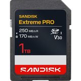 Sandisk Extreme Pro Sd Uhs-I Kart 1 Tb (250 Mb/s'ye Kadar Okuma Hızı ve 170 Mb/s'ye Kadar Yazma Hızı, 4K UHD Video, U3, V30) Uygulama