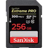 Sandisk Extreme Pro Sdhc Uhs-Iı Bellek Kartı V90 256 Gb (300 Mb/S, 8K, 4K Ve Full Hd Video Kayıt, Rescuepro Deluxe, Darbeye Dayanıklı, Sıcaklı�