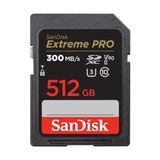 Sandisk Extreme Pro Sdhc Uhs-Iı Bellek Kartı V90 512 GB (300 Mb/s, 8k, 4K ve Full Hd Video Kayıt, Rescuepro Deluxe, Darbeye Dayanıklı, Sıcaklığa Dayanıklı, Suya Dayanıklı ve x Işınına Dayanıklı)