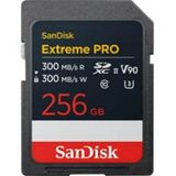 Sandisk Extreme Pro Sdsdxdm-256G-Gn4In 256 GB 300-300 MB/s Sdxc V90 Uhs-Ii U3 8K-4K UHD Hafıza Kartı
