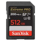 Sandisk Extreme Pro Sdsdxxd-512G-Gn4ın Class 10 Uhs-I U3 V30 512 Gb Hafıza Kartı