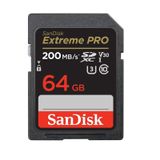 Sandisk Extreme Pro Sdxc Uhs-ı Hafıza Kartı 64 Gb Aktarım Hızı 200 Mb/sn, U3, 4k Uhd Videolar