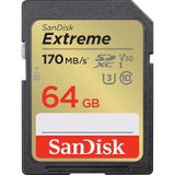 SanDisk Extreme SDSDXV2-064G-GNCIN Class 10 UHS-I U3 V30 64 GB Hafıza Kartı