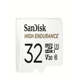 SanDisk High Endurance Class 10 UHS-I U3 V30 32 GB Micro SD Kart