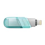 SanDisk iXpand Flash Drive Flip 128GB, Mint Color