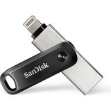Sandisk Ixpand Go Flash Sürücü iPhone Belleği 128 GB (Ipad Uyumlu, Otomatik Yedekleme, Anahtarlık Işlevi, USB 3.0, Ixpand Uygulaması), Siyah