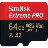 Sandisk Krk 64 GB Sandısk SDSQXCU-064G-GN6MA Extreme Pro Mıcro Sd Krk
