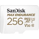 Sandisk Max Endurance Microsdxc Hafıza Kartı, Adaptörlü 256 GB (Araç Kameraları ve Ev Gözetim Sistemleri Için, 100 Mb/s Aktarım, V30, Sınıf 10, U3)