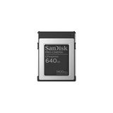 Sandisk Pro-Cınema Cfexpress Type-B Hafıza Kartı 640 GB (Cfexpress Teknolojisine Sahip Sinema Kameralarıyla Kullanım Için, 8k Kayıt, 1.700 Mb/s'ye Kadar Okuma, 1 Metre Yüksekliğe Kadar Düşmeye )