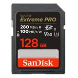 SANDİSK SanDisk 128GB V60 Extreme Pro SDHC/SDXC Hafıza Kartı 280MB/s
