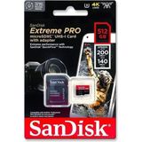 Sandisk Sandısk 512GB Extreme Pro SDSQXCD-512G-GN6MA A2 200MB/S Microsd Hafıza Kartı