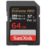 SANDİSK SanDisk 64GB V60 Extreme Pro SDHC/SDXC Hafıza Kartı 280MB/s